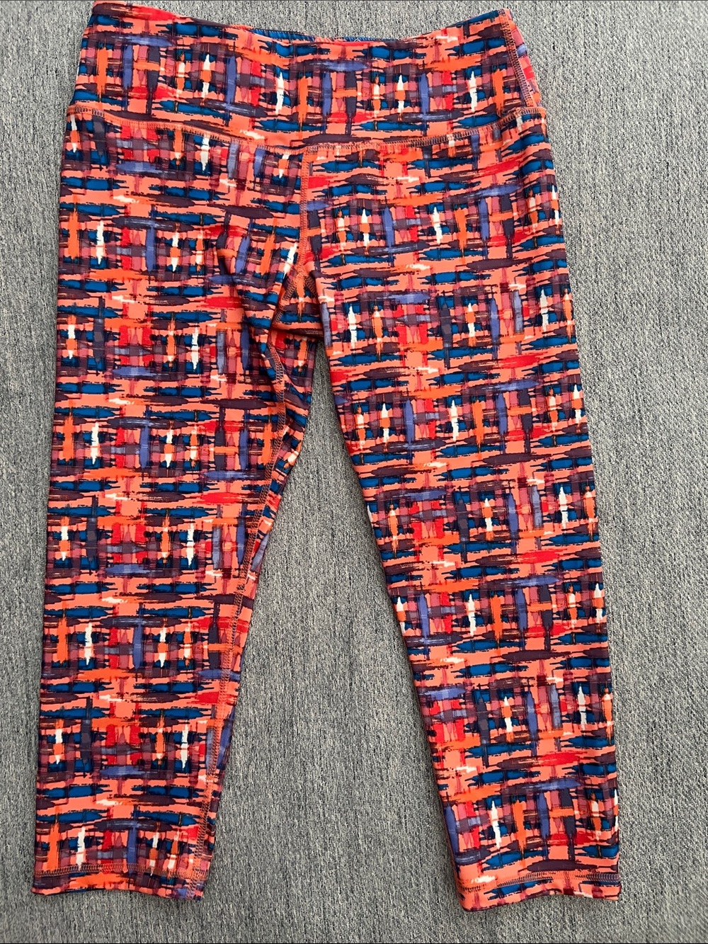 Scorpio Sol Orange Multi-Color Woman’s Athletic Leggings